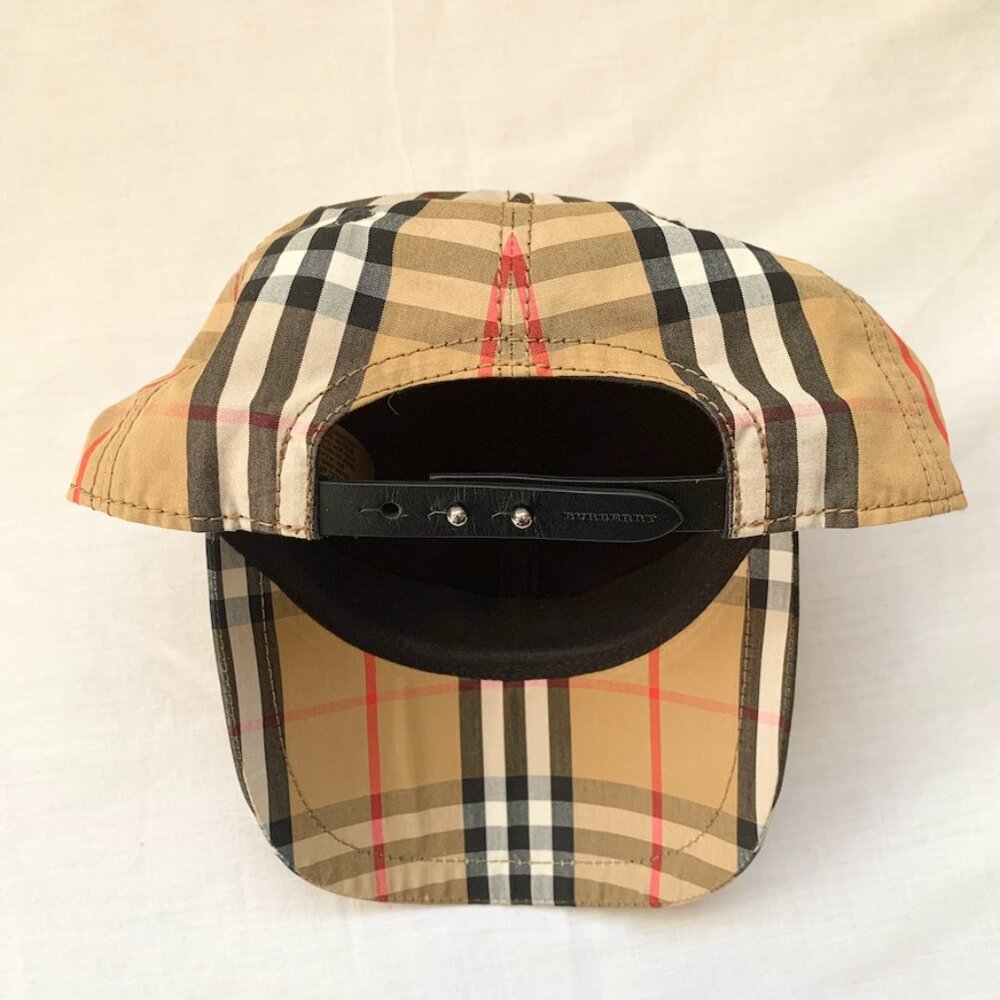 Burberry Tan Plaid Women's Cap - Picture 3 of 5